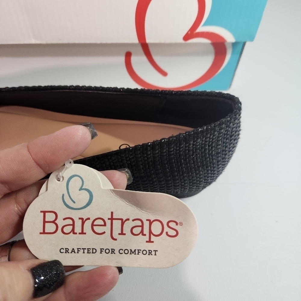 NWT Baretrap woven black flats, size 9 - Picture 4 of 5